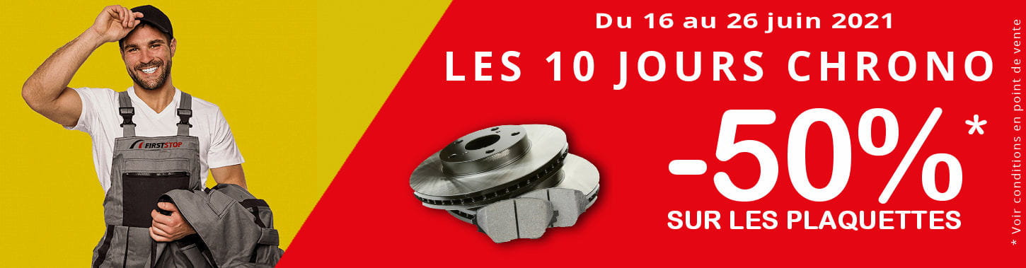 Plaquettes à -50% !